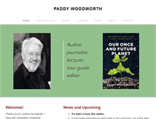Tablet Screenshot of paddywoodworth.com